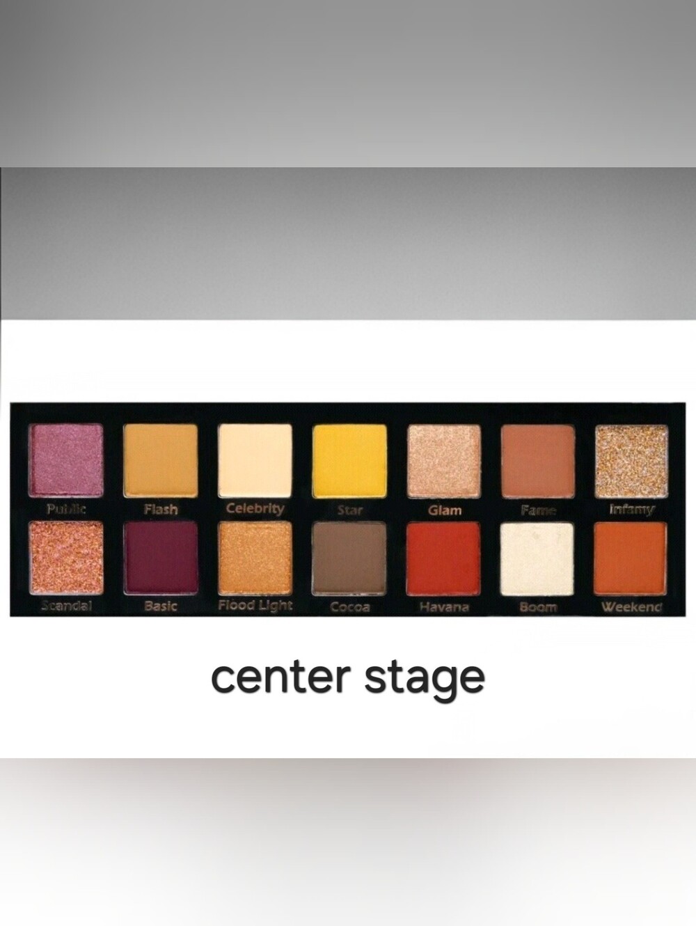Pinky Rose Cosmetics Center Stage Eyeshadow Palette BNIB
